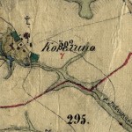 Корелино и речка Довгининская, 1850 г.